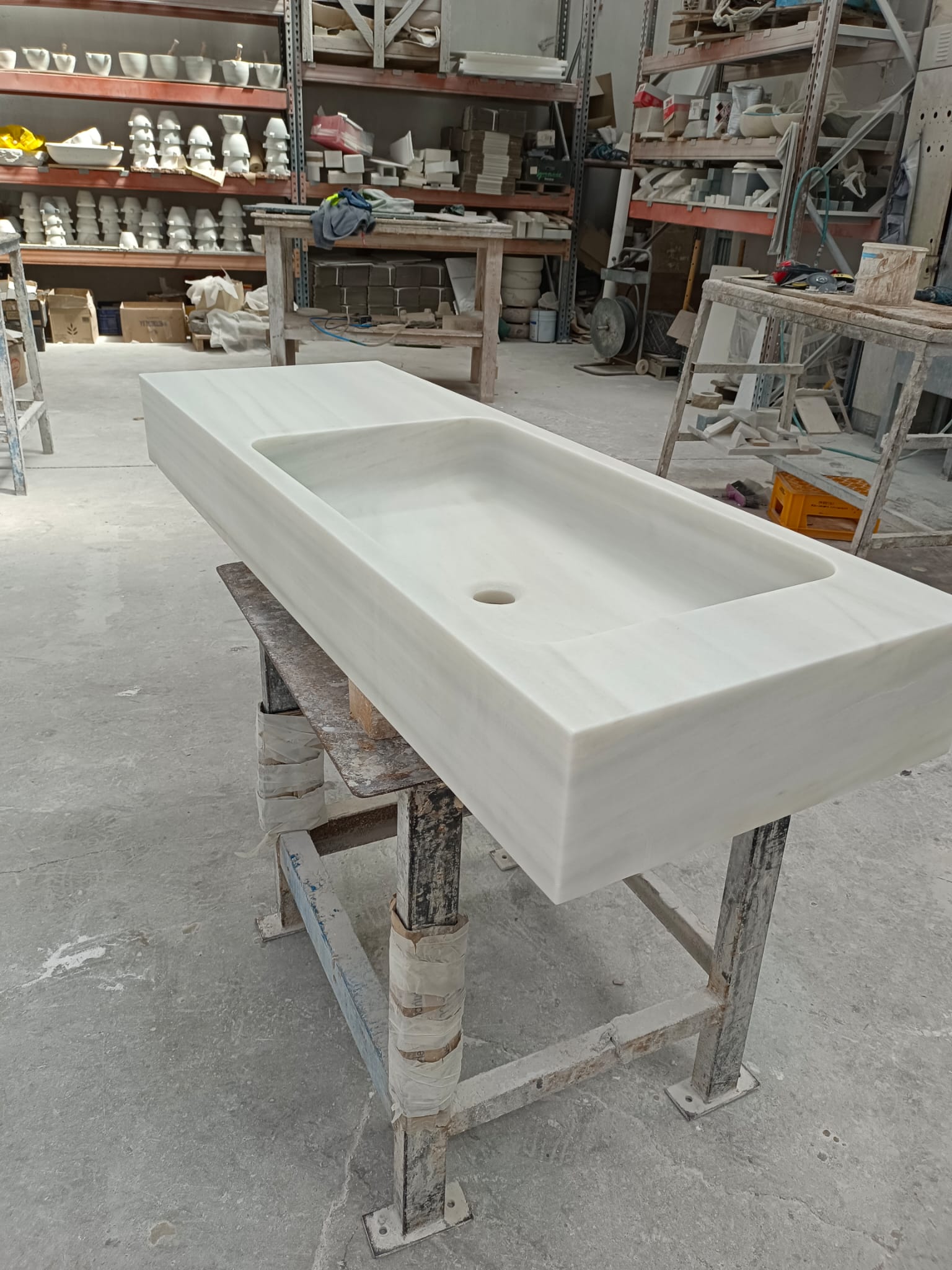 LAVABO ENCIMERA BLANCO MACAEL