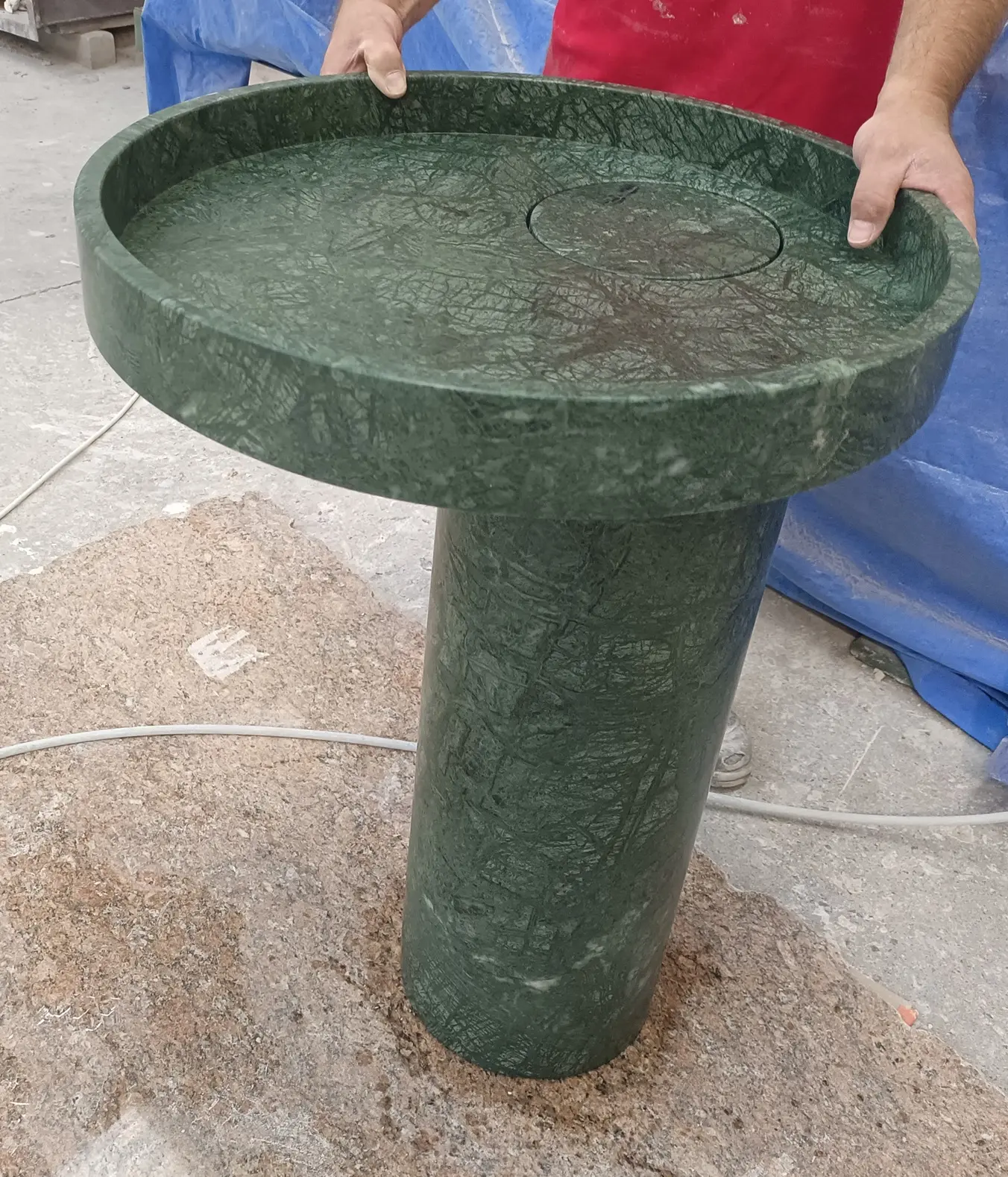 GB 61 LAVABO PEDESTAL DISEÑO VERDE INDIA